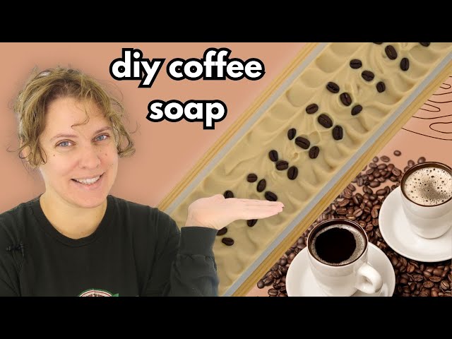 The EASIEST Coffee Soap DIY Ever 🧼 Recipe + Label Included