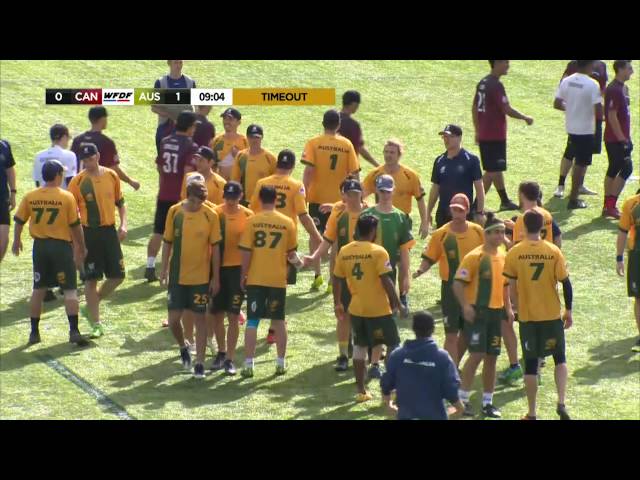 WUGC 2016 - Canada vs Australia Men's Bronze Medal Game