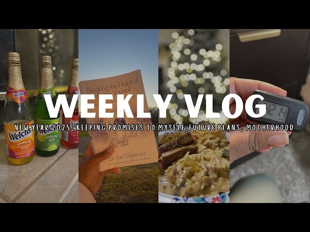 Weekly Vlog | New year 2025, keeping promises to myself, future plans, motherhood, new book…..