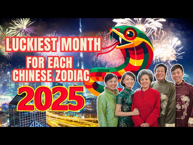 Luckiest Month For Each Chinese Zodiac Sign In 2025 | Ziggy Natural