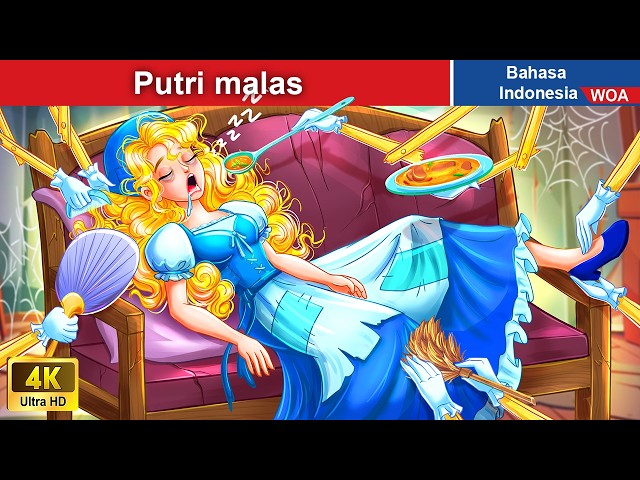 Putri malas 👸 Dongeng Bahasa Indonesia ✨ WOA Indonesian Fairy Tales