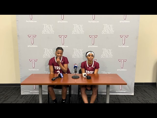 Player Postgame Press Conference - Ashley Baez, Emani Jenkins - South Alabama