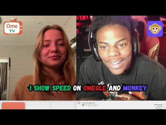 IShowSpeed Goes On Omegle And Monkey