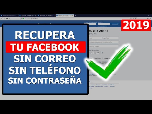 How to recover your Facebook without email, without phone and without password (Method 2019)