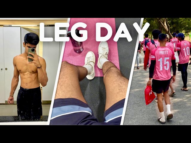 Brutal Leg Day & Earning My College Sports Team Jersey!