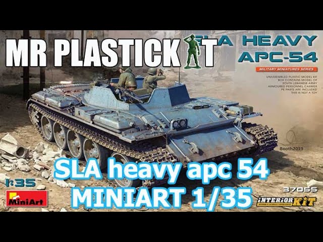 Maquette : SLA HEAVY APC-54 MINIART 1/35 .