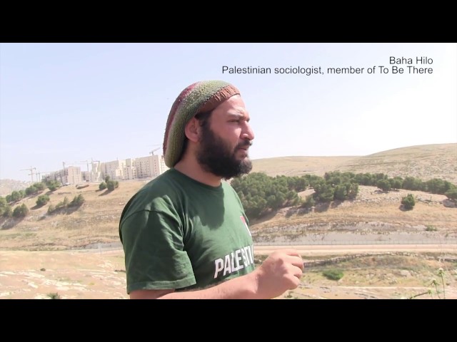 Palestine: Baha Hilo (To Be There) on Israeli wall and settlements