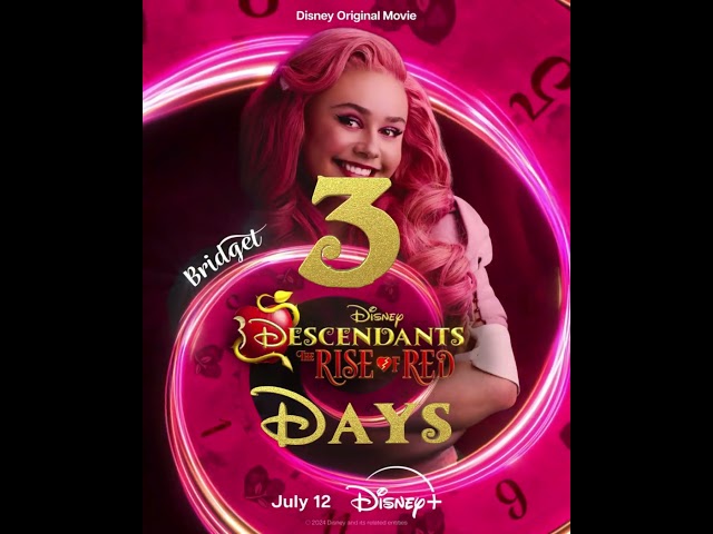 3 Days | Descendants the Rise of Red |  #descendants #disney