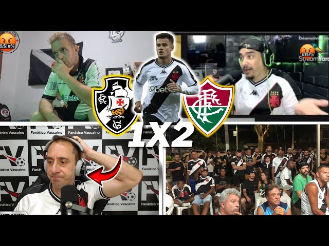 REAÇÕES DOS VASCAINOS E TRISTEZA TOTAL- VASCO 1X2 FLUMINENSE- CAMPEONATO CARIOCA 2025- VAMOS RIR KKK