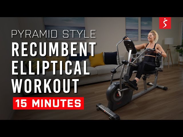 Recumbent Elliptical Pyramid Intervals | 15-Minute Distance Challenge