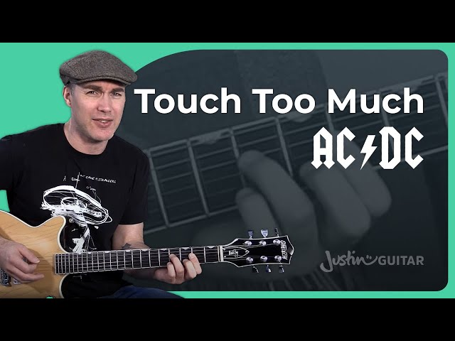 Touch Too Much Guitar Lesson | AC/DC