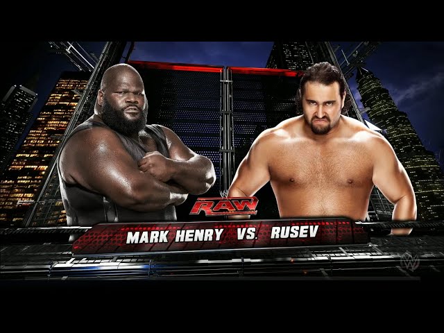 Mark Henry Vs Rusev - Full Match At RAW | WWE 2k15