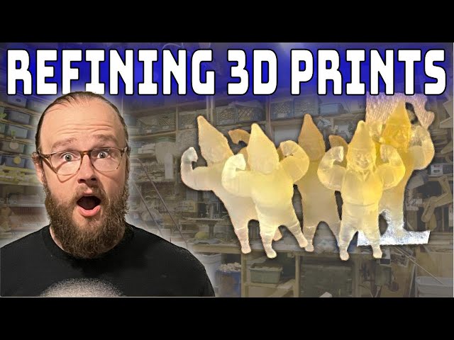 Removing Supports From 3D Printed Resin Toys - PVV Livestream