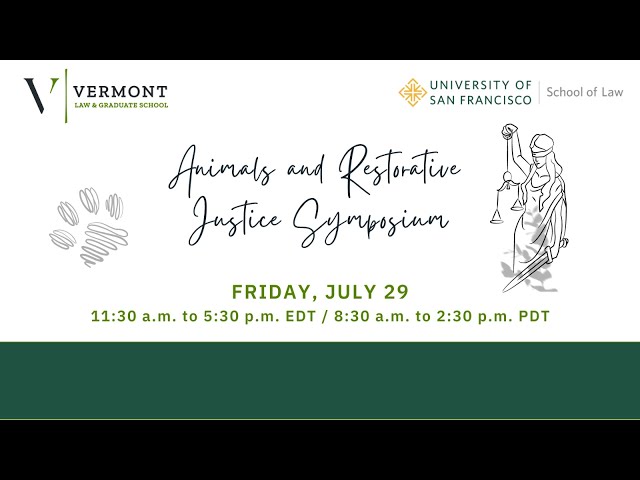 Animals and Restorative Justice Symposium