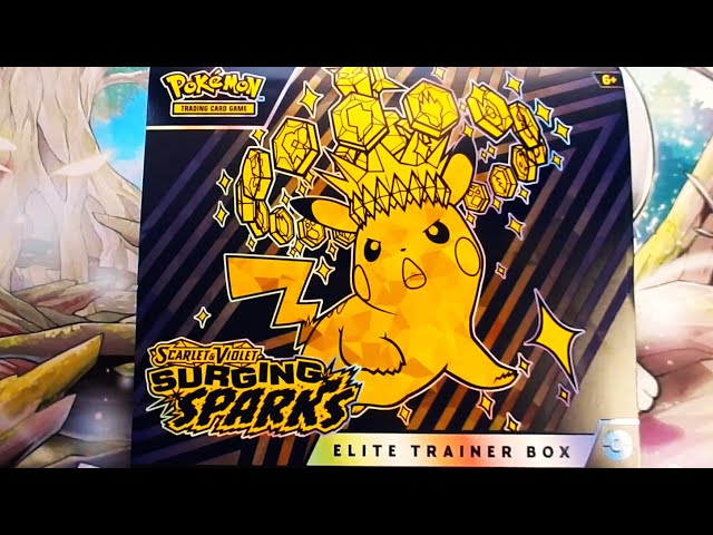 Pokemon Surging Sparks Pikachu Elite Trainer Box!