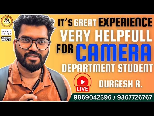 "It was Great Experience" - Durgesh R. I Mumbai Film Academy Latest Camera Workshop I Feedback