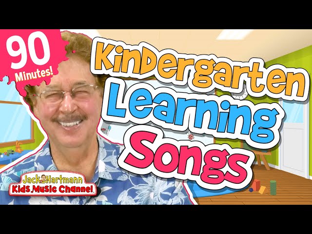 FUN Kindergarten Learning Songs! | 90 Minutes of Educational Kindergarten Songs | Jack Hartmann