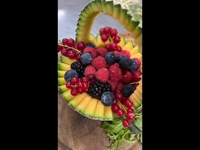 How to make Rockmelon Basket!!!!