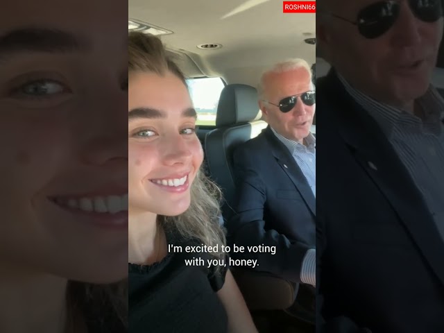 Natalie Biden first vote| Joe Biden|White House #shorts