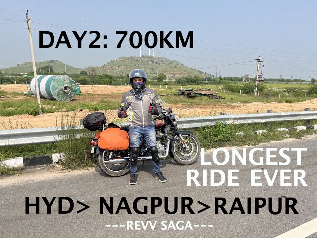 Day 2: Hyderabad to Raipur via Nagpur Adventurous 700km Ride | Home Going Series - 1600Km | RevvSaga