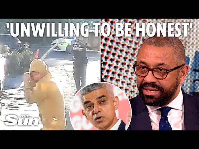 Sadiq Khan is a failure - he thinks machete gangs are only on TV, blasts James Cleverly