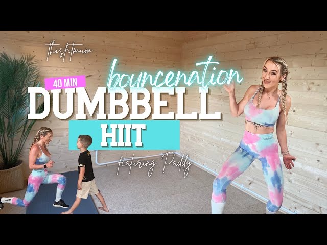 Fit Mum Dumbbell HIIT [High & Low Impact Options]