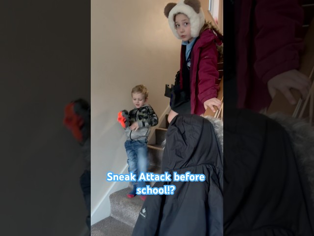 Kids Play | Nerf Sneak Attack | Children’s Entertainment #nerf #kidsplay #kidsvideo #sneakattack