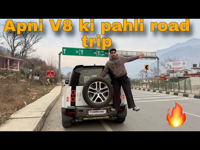 Finally 8 mahine baad trip pe nikal gya 🔥 Defender V8 ki pahli trip 😎|| Ajju0008