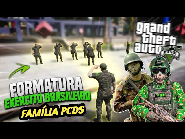 GTA 5 ROLEPLAY - FORMATURA DO EXÉRCITO / ORDEM UNIÃO DO BRASIL PCDS PS5 E PS4 XBOX ONE XBOX SERIES S