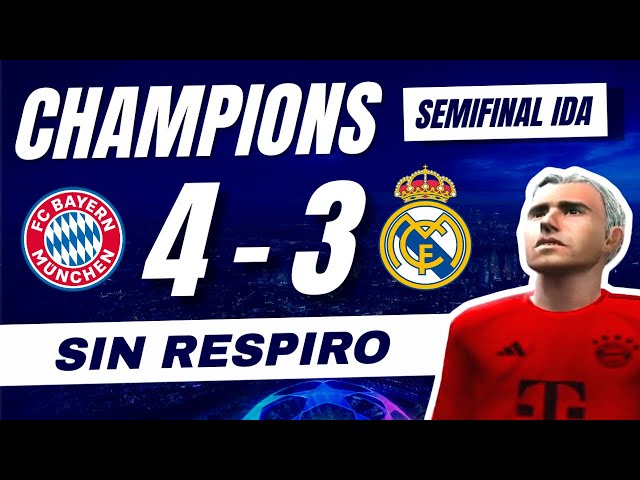 🔴SEMIFINAL de CHAMPIONS - IDA🔴 BAYERN VS REAL MADRID - Partido Completo @elturcogol