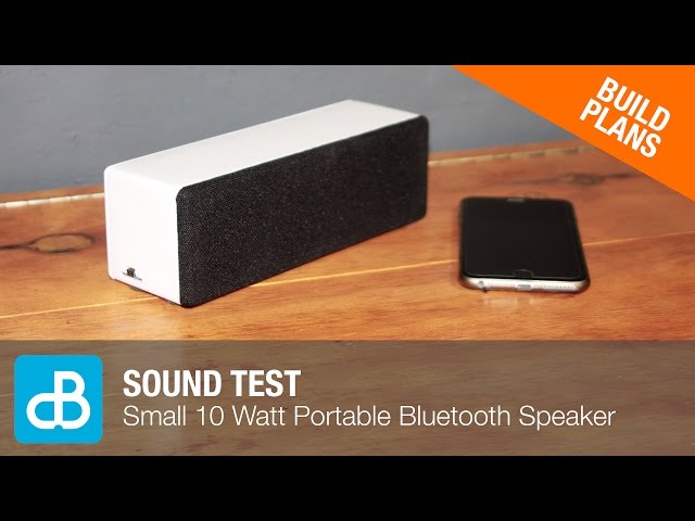 Small 10 Watt Portable Bluetooth Speaker - SOUND DEMO - by SoundBlab