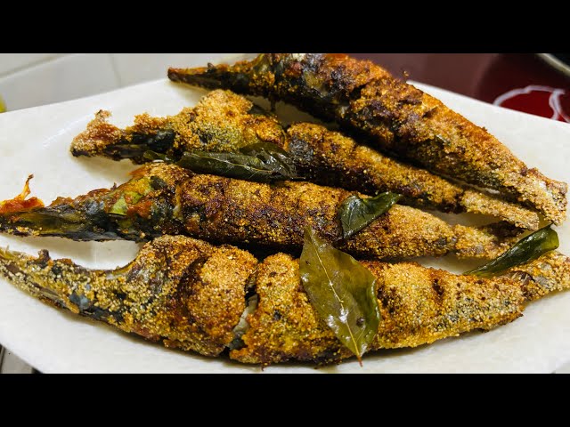 Mangalore style Buthai Fish| Mathi fish| Sardine fish fry #food #fish #cooking #foodie #ravafishfry