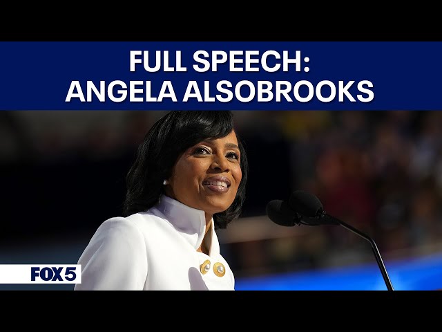 Angela Alsobrooks highlights Harris’ record as a prosecutor in DNC speech