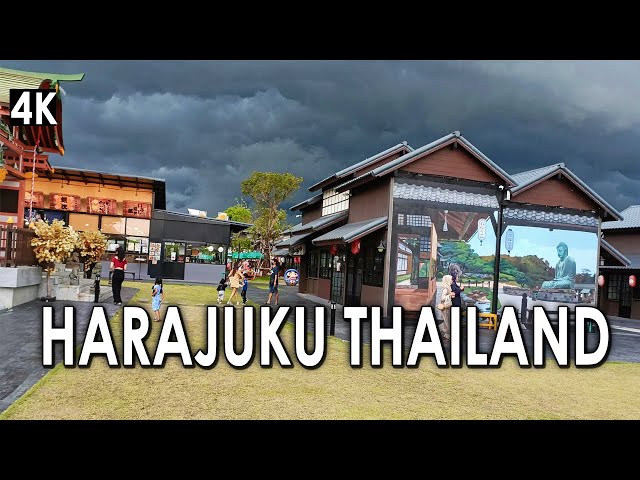 【🇹🇭 4K】HARAJUKU THAILAND | JAPANESE FARM & CAFE | WALKINGTOUR | AUGUST 2022 | TRAVEL WITH AMMAR