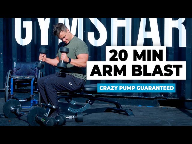 20 Minute Arm Workout For Bigger Biceps & Triceps (ADAPTED) | Gymshark