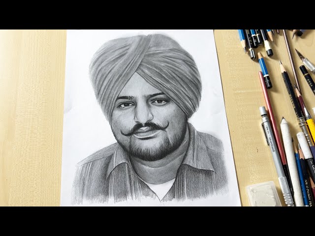 Sidhu Moose Wala Drawing ✍️