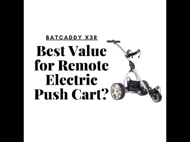 BatCaddy X3R – Best Deal on a Remote Electric Push Cart! 🏌️‍♂️🚀