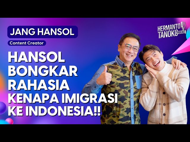 SEKELUARGA PINDAH KE INDONESIA KARENA KRISIS '98, HANSOL SAAT USIA 4TH! - Jang Hansol | Part 1