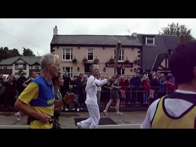 Rob Downs - Olympic Torch Relay Run - Stockport 24/6/12 - Royalty Free