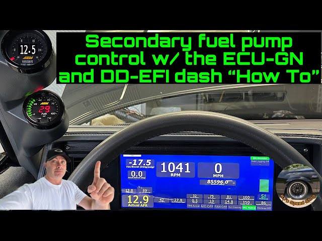 Turbo Buick secondary fuel pump control with the ECU GN and the DD-EFI dash “How To”!