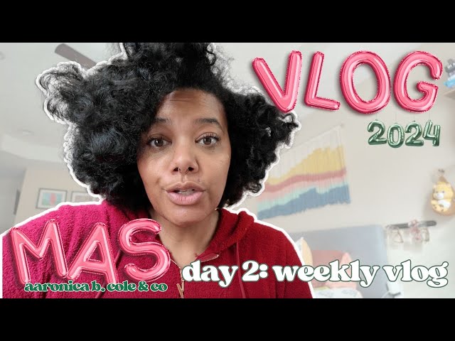 vlogmas 2024 day 2: weekly vlog | thanksgiving prep | aaronica sews