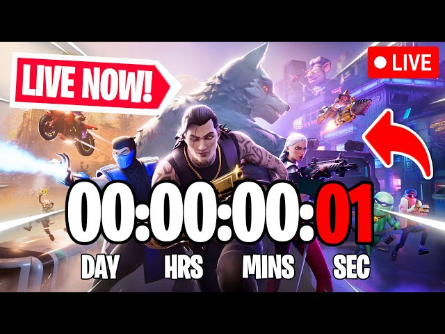 FORTNITE SEASON 2 CHAPTER 6 COUNTDOWN LIVE🔴 24/7 & Live Event!