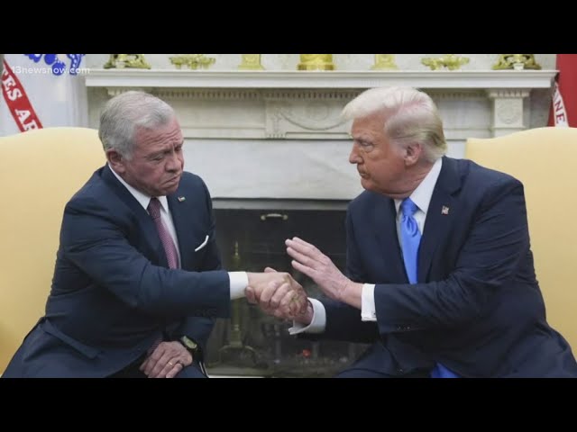 King of Jordan meets with Trump about Palestine's future