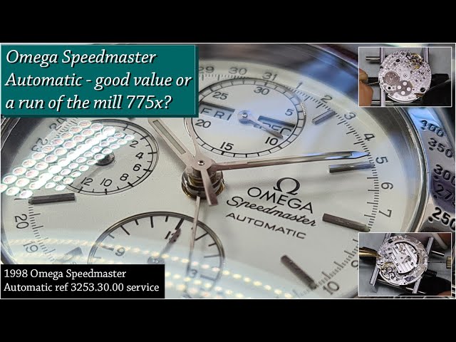 The Omega Speedmaster Automatic Triple Calendar - Good value or run of the mill 775x?