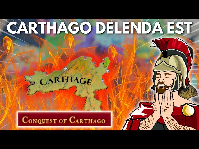 Destroying CARTHAGE in ONE WAR as ROME! - Imperator Rome