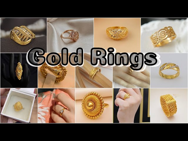 latest gold ring design for ladies || gold ring designs for women || indian gold ring design images