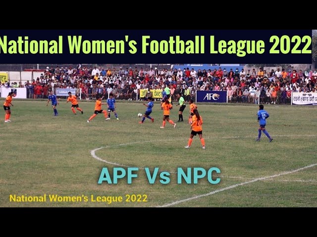 National Women's Football League|2022 Chitwan Sharadanagar|APF Vs NPC #exploringnepal