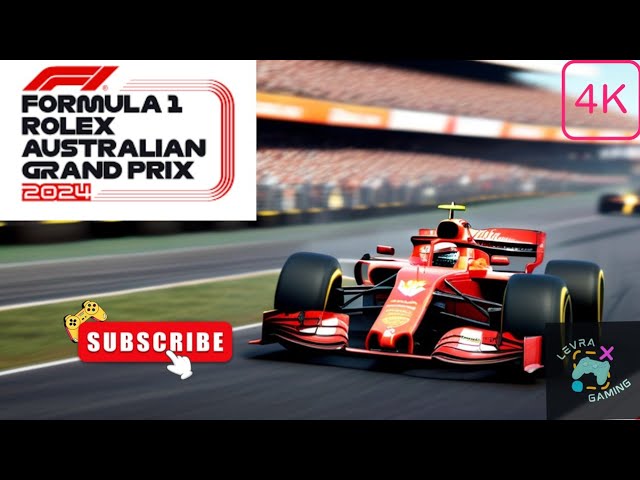 Red Flag Chaos in F1 Australian GP 2024 – PS5 4K Gaming Experience!