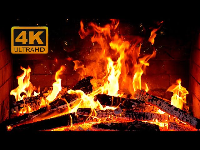 🔥 Fireplace 12 HOURS. Cozy Fireplace 4K Ultra HD