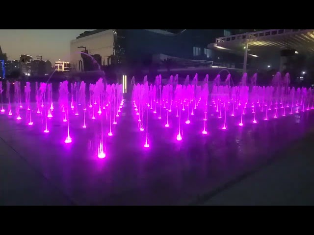 Water dance with light lusail City Doha